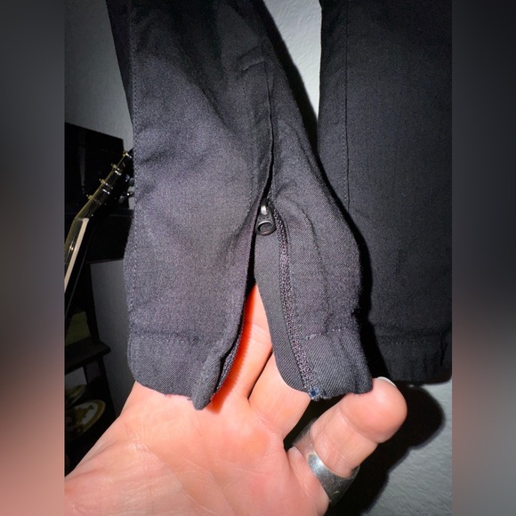 Theory Joggers Hybrid Slacks (Black) Tagged Large but fits Medium/Small - Picture 11 of 11